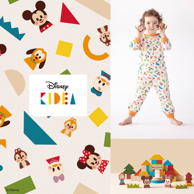 Uniqlo Disney Kidea コラボデザインのパジャマが新登場 2点購入でコラボ限定の木製玩具 Kidea を1つプレゼント インサイド
