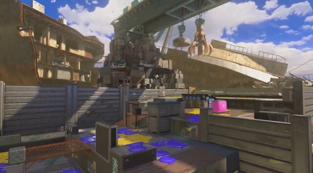 『スプラトゥーン3』新ステージ「ナメロウ金属」公開！巨大船たたずむ工業地帯、かつては海だった…