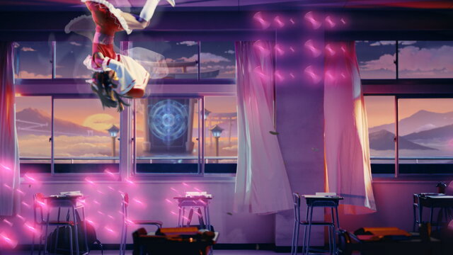 西川貴教さんが“博麗霊夢コスプレ”を披露！『東方アルカディアレコード』のTVCMで「西川霊夢」に変身