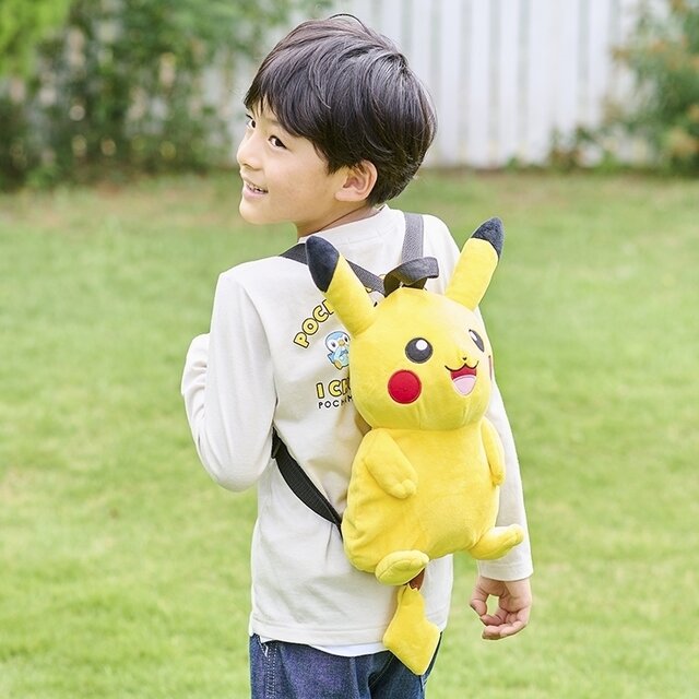 しまむらが『ポケモン』とコラボ！「ピカチュウ」「イーブイ」などがぬいぐるみリュックとして登場