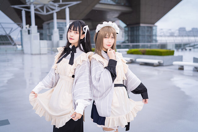 坂内若コラボ衣装「Epetice×秋葉原和堂」ブース／KAPI（@KAPI_827MP）、むぃ（@panda_muimui）、撮影：乃木章