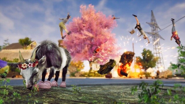 飛び級進化の『Goat Simulator 3』むちゃくちゃな大暴れゲームプレイ映像！11月17日発売予定【gamescom2022】
