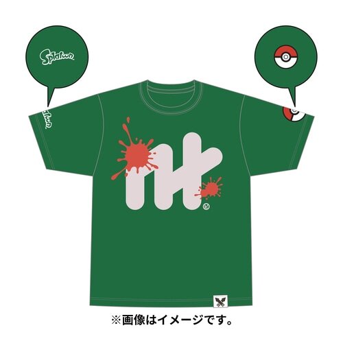 スプラトゥーン×ポケモン　Splatoon×Pokémon ホノオ　L Tシャツ