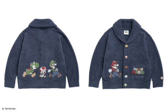 『スーパーマリオ』×「ジェラピケ」新デザイン、本日10日正午から販売開始！「ルイージ」になりきれるウェアや、ベビー向け“レッグウォーマー”など