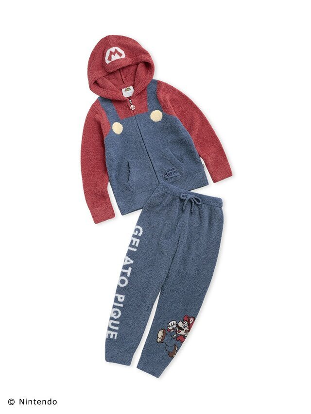 『スーパーマリオ』×「ジェラピケ」新デザイン、本日10日正午から販売開始！「ルイージ」になりきれるウェアや、ベビー向け“レッグウォーマー”など