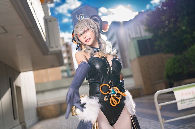 夜幕甘雨『原神』／零崎沙耶（@zerozakisaya）、撮影：乃木章