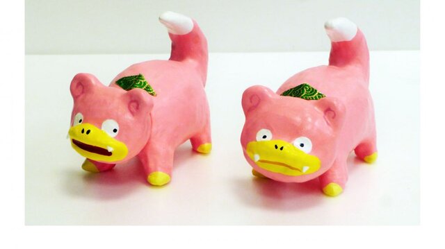 2点セット 張子ヤドン 香川県限定 ヤドン ポケモン 2点セット 張子ヤドン 香川県限定 ヤドン ポケモン