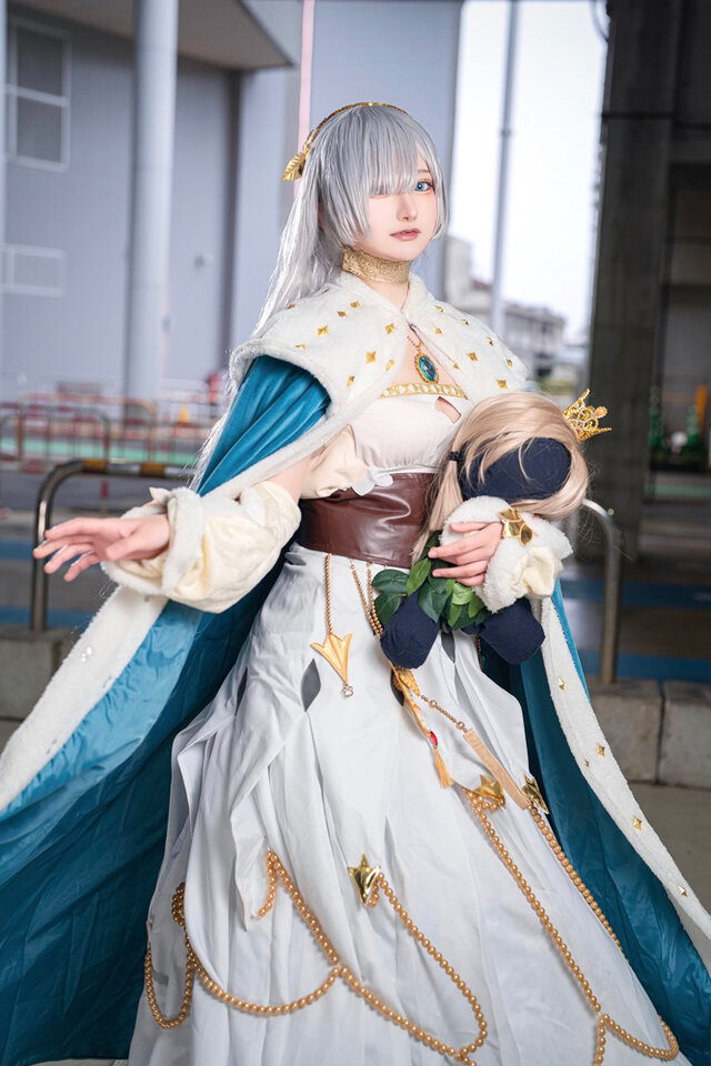 fate fgo アナスタシア コスプレ衣装 ウィッグ-
