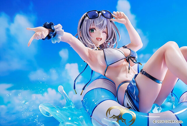 白銀ノエル」が水着でフィギュア化!こぼれ落ちそうな大胸筋や、日光で