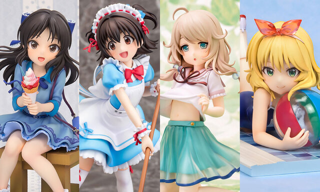 『アイドルマスター シンデレラガールズ』フィギュアが再販へ！腹チラする「遊佐こずえ」や水着姿の「櫻井桃華」など全4種