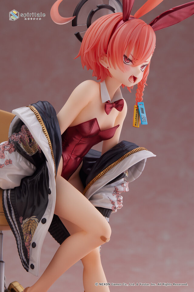 恥じらう表情がたまらない!『ブルアカ』バニーガール姿の「 美甘ネル