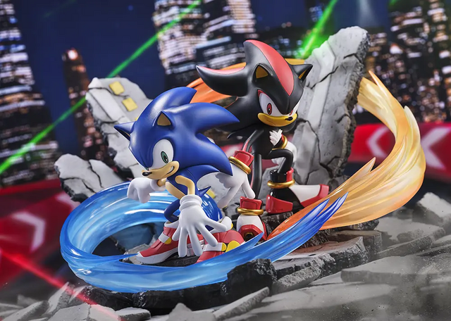 『ソニックアドベンチャー2』パッケージイラストを立体化！専用ARアプリを使うと、迫力の追加演出