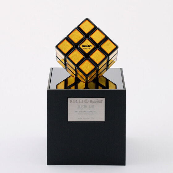 お値段30万の「工芸ルービックキューブ」が煌びやか！合金配合率により、輝きが異なる6種の金箔を使用ープレバン限定で販売