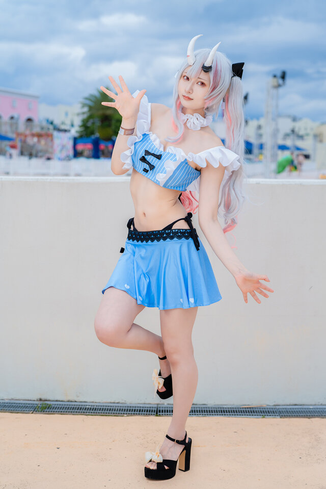 百鬼あやめ「ホロライブ」／わらわら（@chacha_0320）