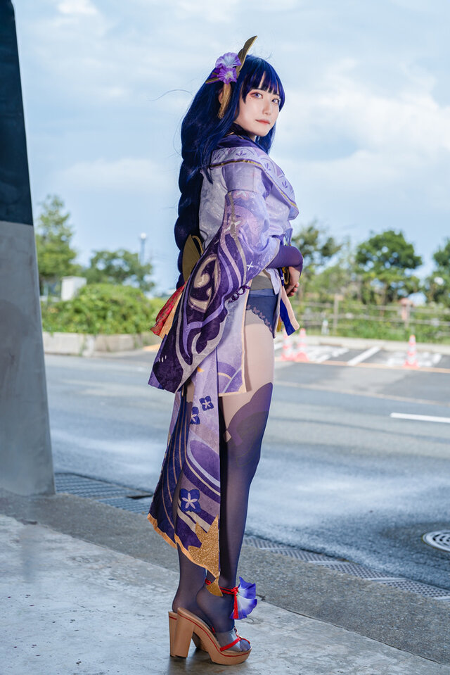 雷電将軍『原神』/りんどー(@Warabimochi8899)