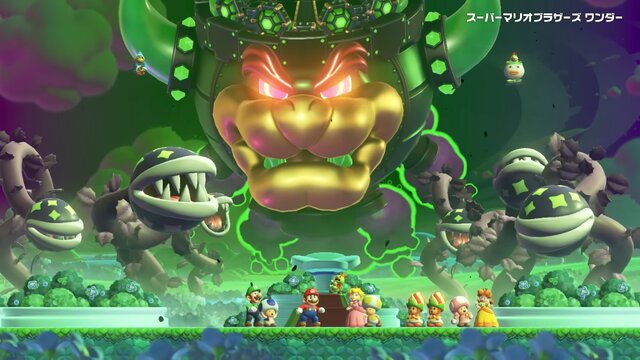 『スーパーマリオブラザーズ ワンダー』の新映像が公開！6分以上でボリュームたっぷり、エリアやキャラクター、パワーアップ要素を紹介