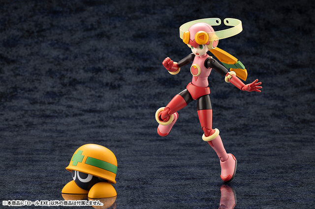 『ロックマンエグゼ』桜井メイルのネットナビ「ロール」がプラモデル化！キャラクター性溢れるフェイスパーツ、“ロールアロー”で劇中シーンを再現