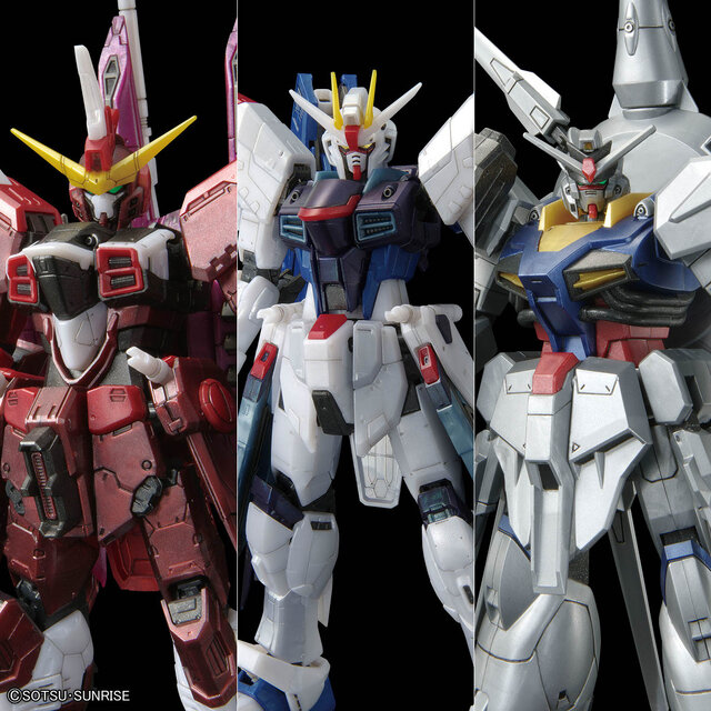 機動戦士ガンダムSEED」より、「フリーダム」ら3機が揃い踏み！限定