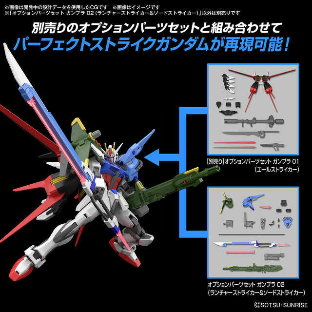 EGにも対応の「ストライカーパック」3種がガンプラ化！全種揃えると「パーフェクトストライク」も再現できる