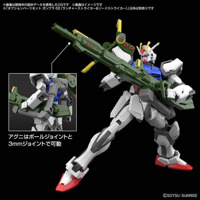 EGにも対応の「ストライカーパック」3種がガンプラ化！全種揃えると「パーフェクトストライク」も再現できる