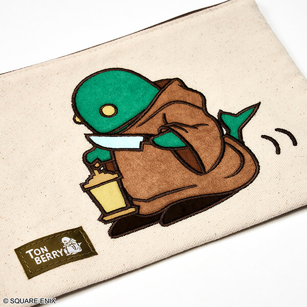『FF』「サボテンダー」「トンベリ」が刺繍デザインのポーチに！触り心地の良い生地で、普段使いにもバッチリ