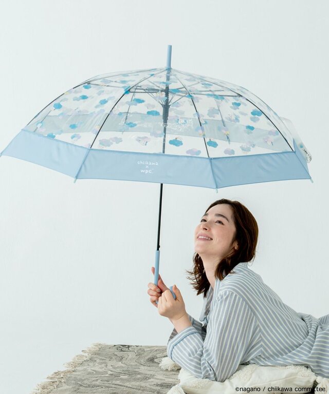 「ちいかわ」でまぶしい日差しをガード！人気ブランド「Wpc.」とのコラボで「花かんむり」「ねむい」2柄のビニール傘と日傘が展開