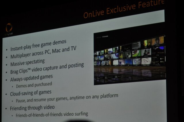 【GDC2010】クラウドでゲーム機は不要になる・・・OnLiveが6月正式サービスイン