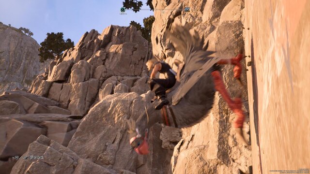 『FF7 リバース』山チョコボの壁下り、その見事な姿勢に唖然！“垂直姿勢で壁登り”に負けないインパクト