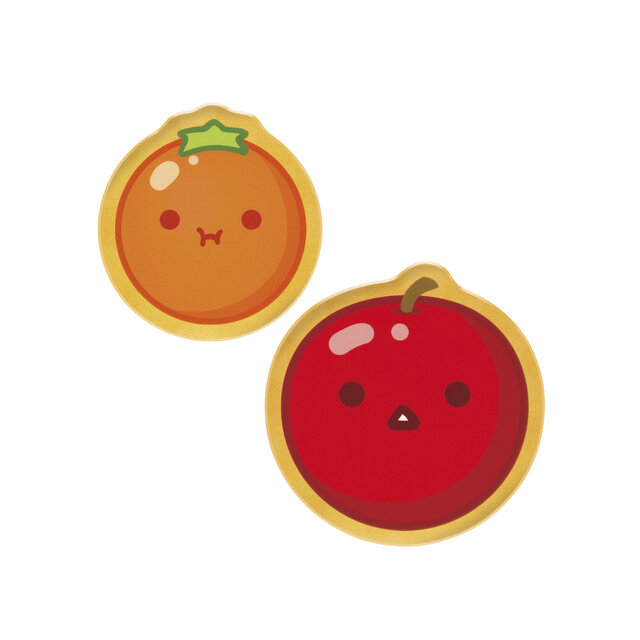 『スイカゲーム』がキュートなアクリルマスコットに！思わず頭のなかでBGMが鳴りそう？本当にフルーツを積んで遊べるパズル型カプセルトイ