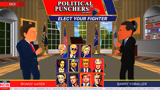 大統領選は拳で決めろ！？米政治家をパロディした3D格闘『Political Punchers: 2024 Arena』Steamストアページが公開