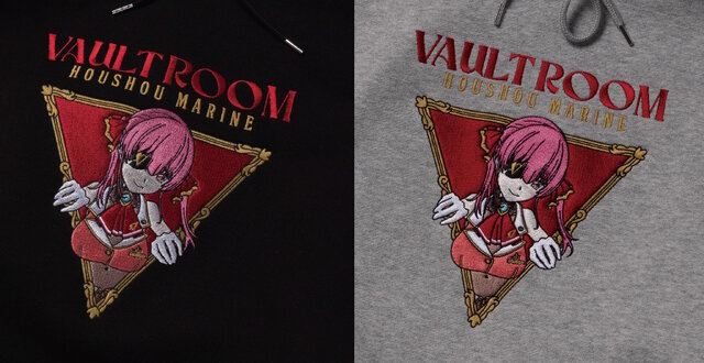 「vaultroom×宝鐘マリン」コラボアパレルの全ラインナップ公開！第二部は4月26日12時5分から、さらに“ゲリラ販売”も予定