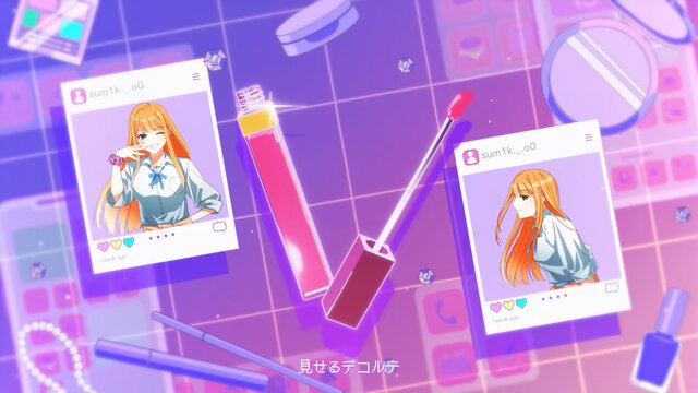 紫雲清夏のキャラクターMVに映ったアカウントID。
