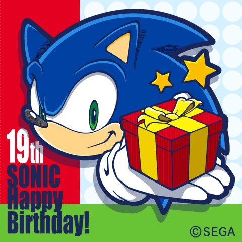 今日はソニックの誕生日、「ソニック誕生日キャンペーン」ケータイサイトで実施