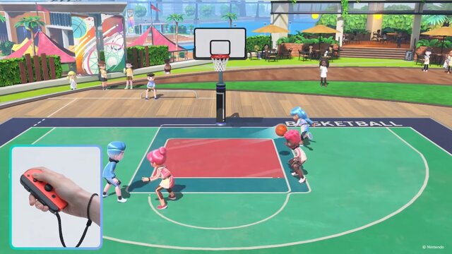 『Nintendo Switch Sports』に新種目「バスケットボール」が追加決定!バスケの動きをジョイコンで体感【Nintendo Direct 2024.6.18】