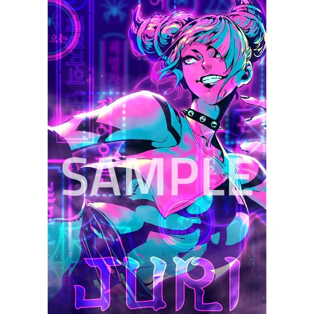 『スト6』リュウから豪鬼まで、全22キャラが迫力のキャンバスアートに！1人1人のフライヤーイラストは目を見張るカッコ良さ