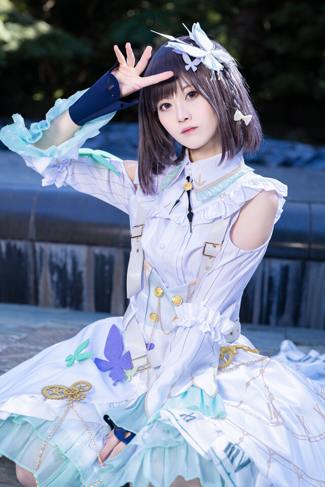 東雲絵名『プロジェクトセカイ カラフルステージ！ feat. 初音ミク』／はるのなか（X：@harunonaka_cos）