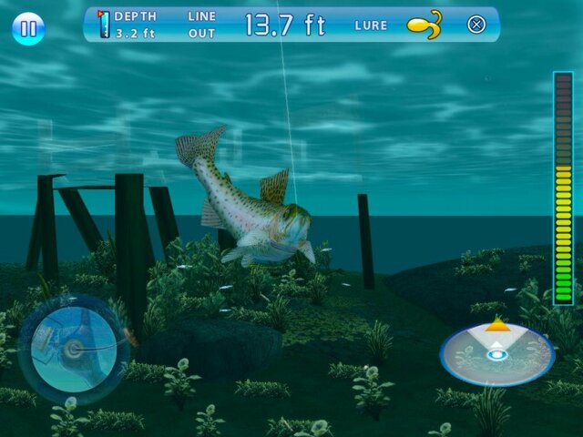 Ipadに迫力満点の釣りゲーム登場 Fishing Kings Hd インサイド