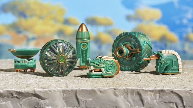 『ゼルダの伝説 ティアキン』より「ゾナウギア」マグネットフィギュアが”ガシャポン”で4月第4週発売！カプセルは作中イメージのデザイン