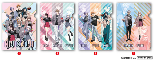 「くら寿司」×「にじさんじ」コラボが5月16日より開催！SMC組やメイフなど3組の期間限定メニュー、グッズを販売