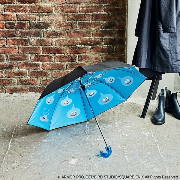 『ドラクエ』スライムの折りたたみ傘が可愛い!「スマイルスライム」関連アイテムが予約受付中―Tシャツ、ぬいぐるみも