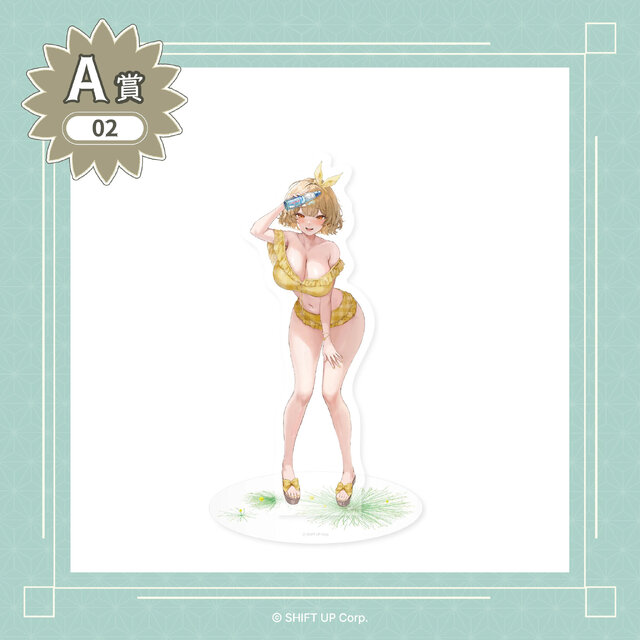 田舎の夏には刺激が強い…！『勝利の女神：NIKKE』オンラインくじが販売中ー水着姿のアニス、ラピら6名が新規描き下ろしイラストに