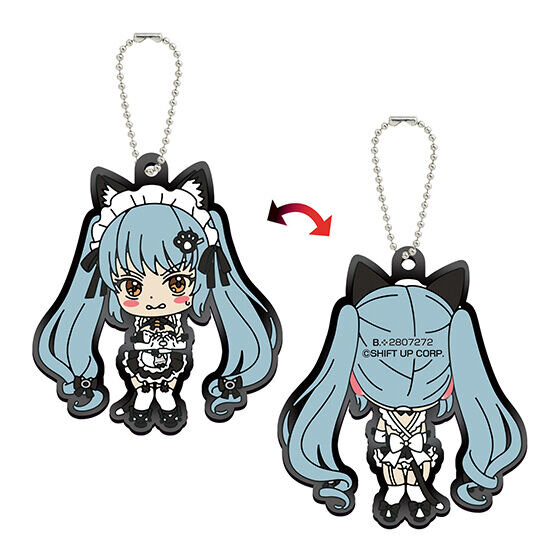 “背中で魅せる”リバーシブル仕様！『勝利の女神:NIKKE』ラピやアニスなど、全10種ラインナップのラバーマスコットがガシャポンにて発売