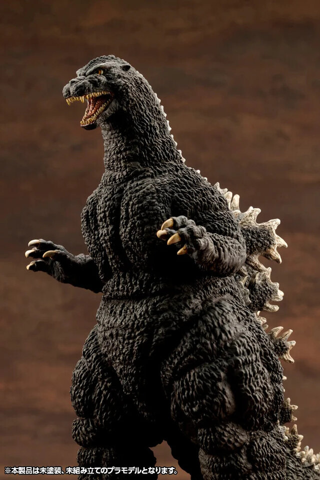 「ゴジラVSビオランテ」より「ゴジラ(1989)」が新プラモシリーズで立体化！頭部パーツ専用台座で単体ディスプレイも可能