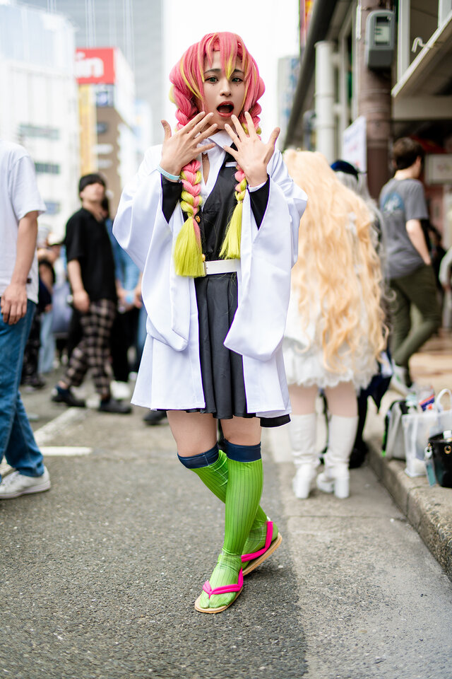 甘露寺蜜璃「鬼滅の刃」／シングルマザーまる（X：@rF0o7tBTQVEbPik）