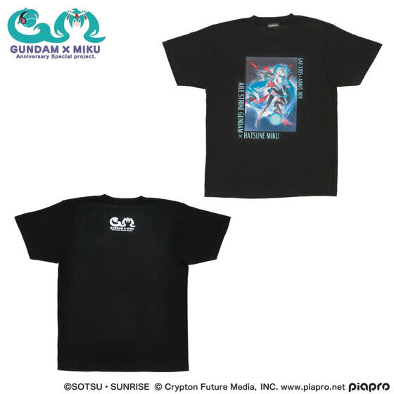 ネギを持った旧ザクぐるみが可愛い！「ガンダム」×「初音ミク」Tシャツやアクスタなど、多数のグッズがプレバンにて予約受付実施