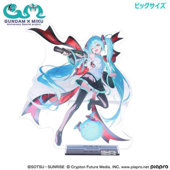 ネギを持った旧ザクぐるみが可愛い！「ガンダム」×「初音ミク」Tシャツやアクスタなど、多数のグッズがプレバンにて予約受付実施