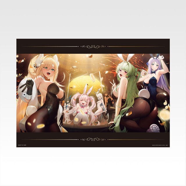 バニーだらけの『勝利の女神：NIKKE』新作一番くじ発売！目玉は“背中で魅せる”フィギュア、“リップデザイン付き”チャームにもドキッ