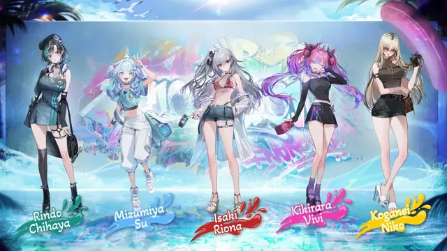 ホロライブ3期生たちが「ホロナツ衣装」の三面図をお披露目！マリン船長「けっこう際どいんですケド キービジュだと隠されちゃった」