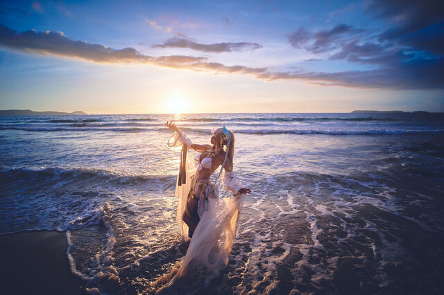 水妃モルガン『Fate/Grand Order』／はる（X：@harushiki55）、撮影：大明神（X：@yakisobagoooon）