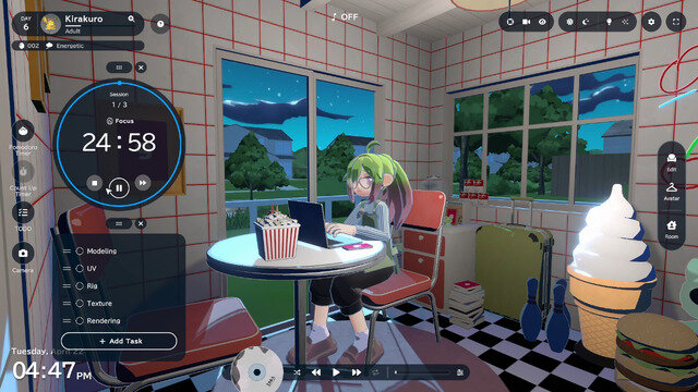 作業集中アプリ『gogh』Steam版マルチプレイのオープンβ、本日8月25日より開始！他ユーザーの部屋に集まれる新機能をいち早く体験